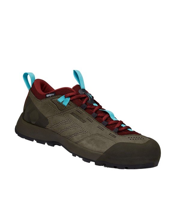 Black Diamond dámské boty Mission Leather LW WP, šedá/červená, 38 (5)